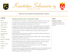 Tablet Screenshot of kaartistensukuseura.fi